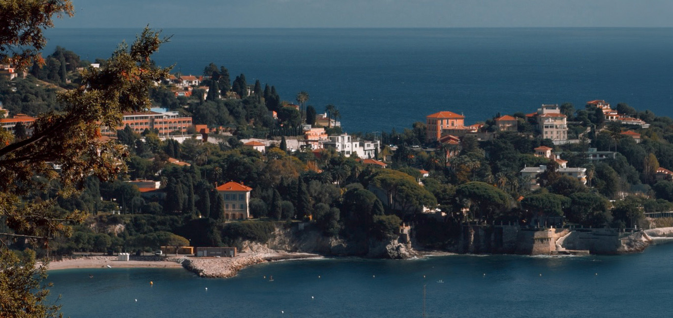 Vista de Villefranche-sur-Mer, en la Costa Azul