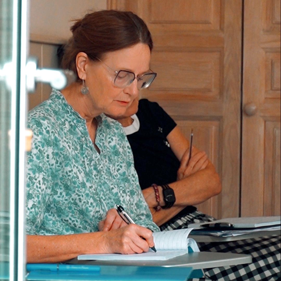 Estudiantes que aprenden francés en Villefranche-sur-Mer