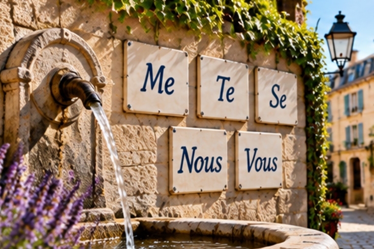 I pronomi riflessivi in francese: Me, Te, Se, Nous e Vous